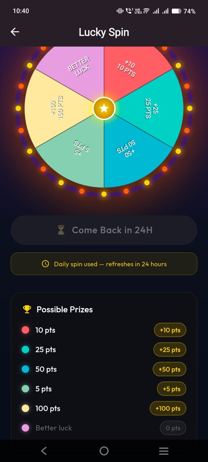 UnboxMovie lucky spin used